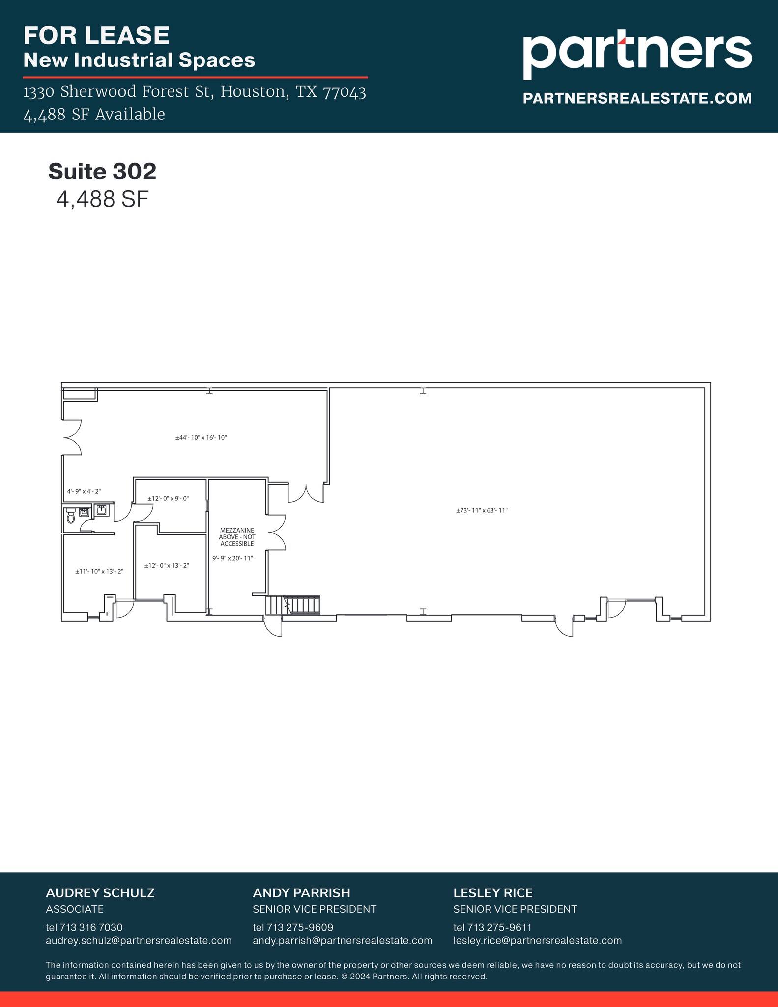 1330 Sherwood Forest St, Houston, TX à louer Plan de site- Image 1 de 1