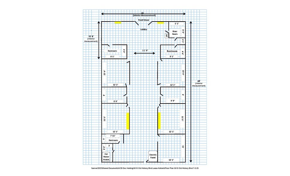 3610 Old Hickory Blvd, Lakewood, TN à louer - Plan d’étage - Image 3 de 6
