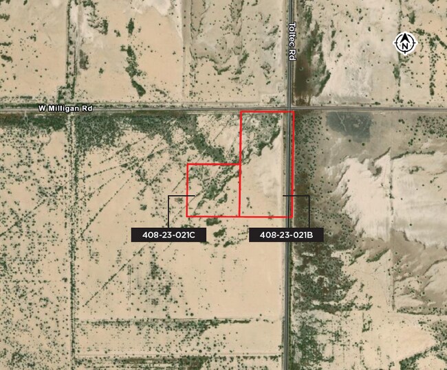 Plus de détails pour MILLIGAN Rd, Eloy, AZ - Terrain à vendre