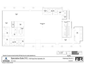 3159 Royal Dr, Alpharetta, GA à louer Plan d’étage- Image 1 de 1