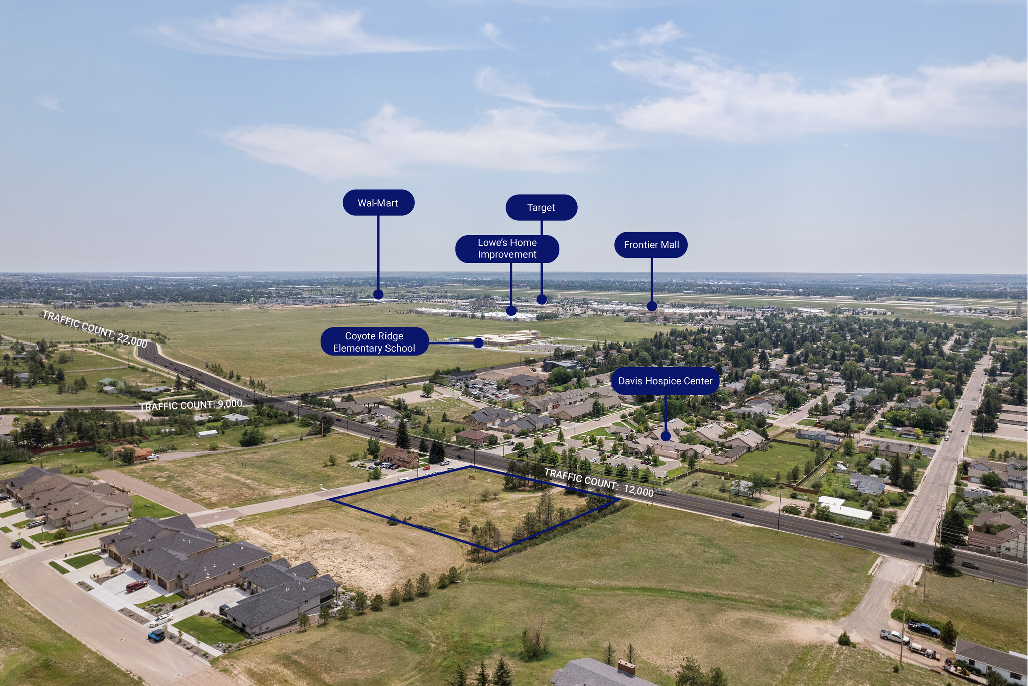 918 Storey Blvd, Cheyenne, WY for sale Aerial- Image 1 of 7