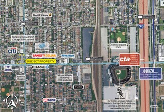 3435-3464 S Halsted St, Chicago, IL - AÉRIEN  Vue de la carte