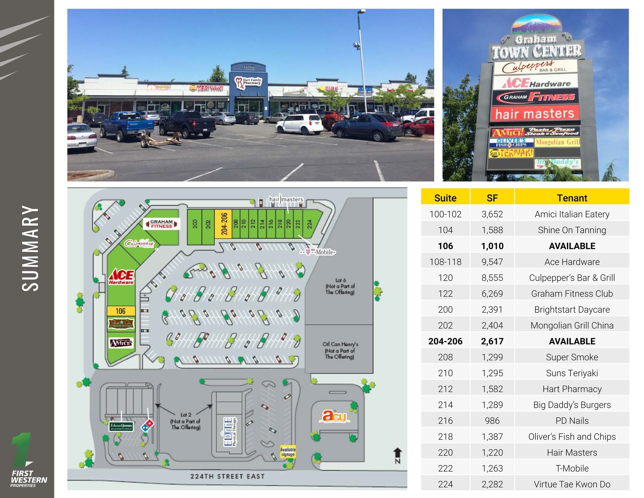 9915-9919 224th St E, Graham, WA à louer Plan de site- Image 1 de 1