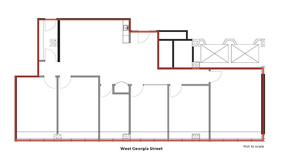 1030 W Georgia St, Vancouver, BC for lease Floor Plan- Image 1 of 1