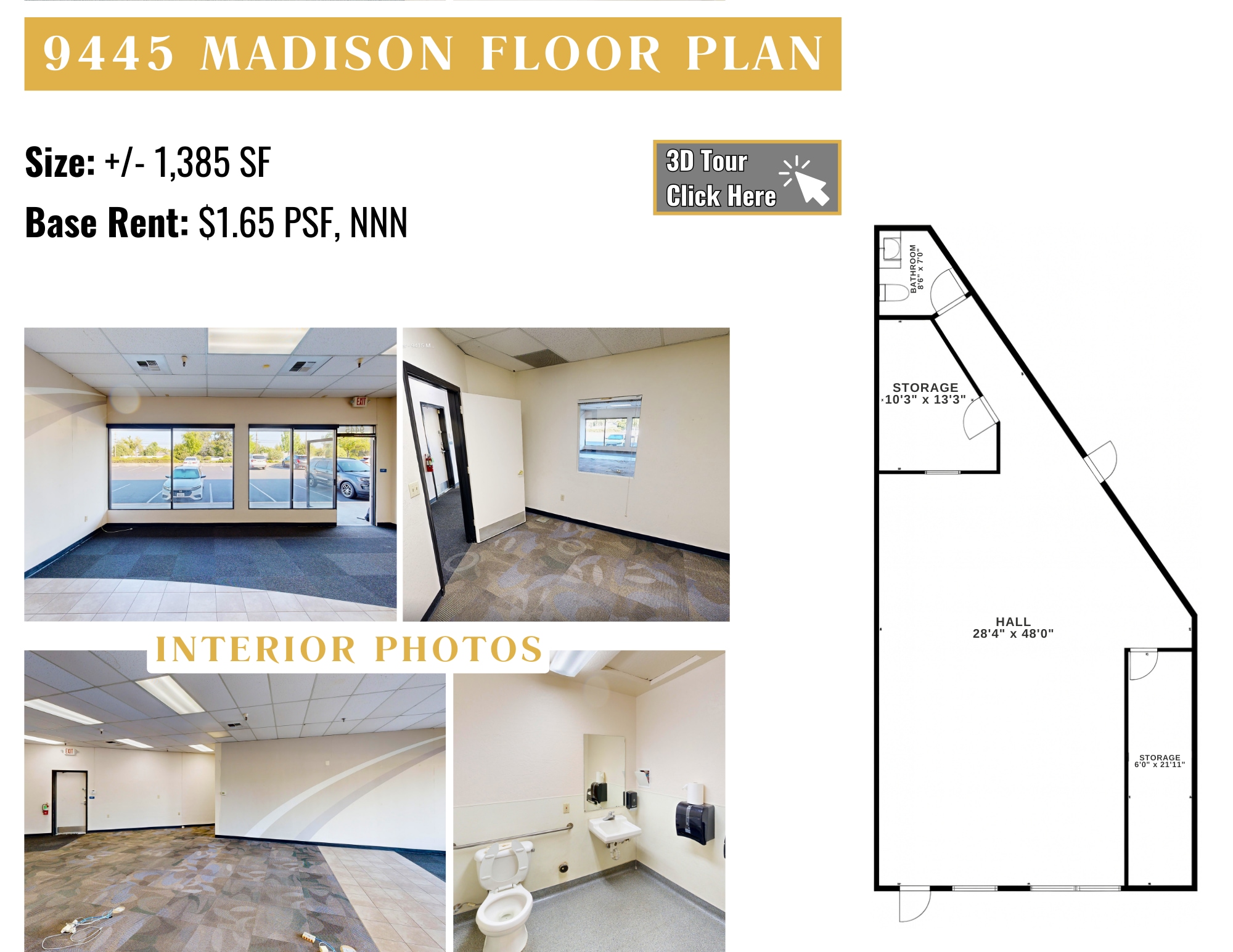 9407-9417 Madison Ave, Orangevale, CA for lease Interior Photo- Image 1 of 3