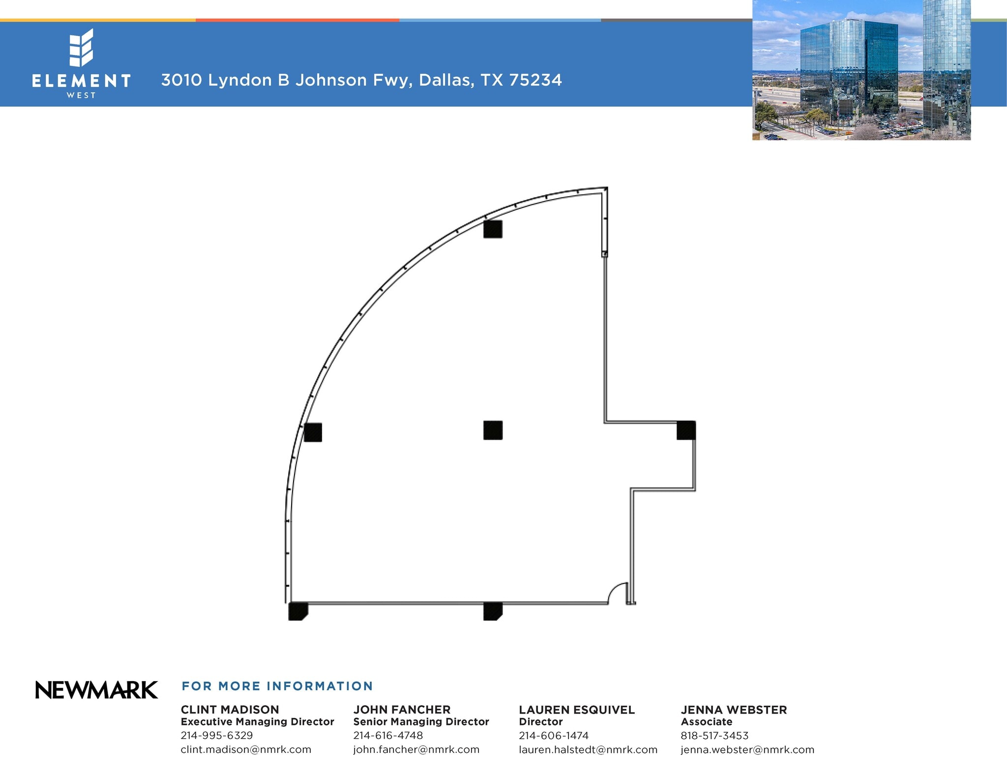3010 Lyndon B Johnson Fwy, Dallas, TX à louer Plan d’étage- Image 1 de 2
