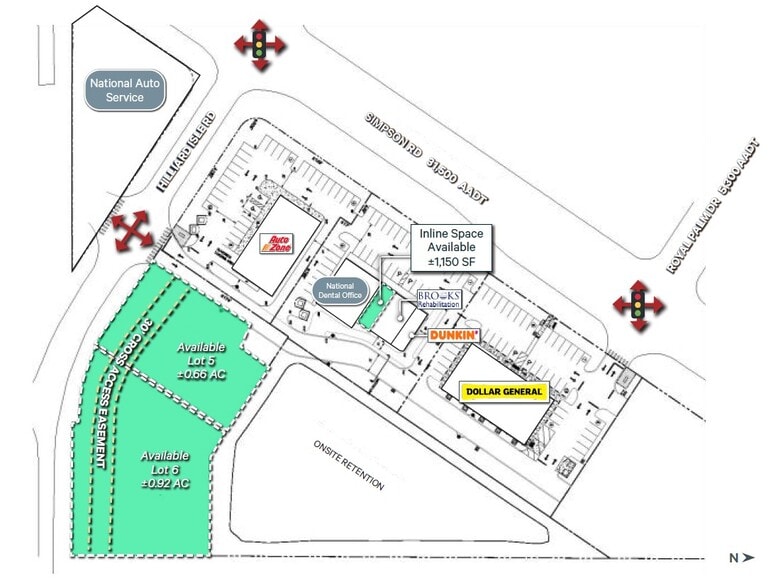Simpson Rd & Hilliard Isle Rd, Kissimmee, FL for lease - Site Plan - Image 1 of 2