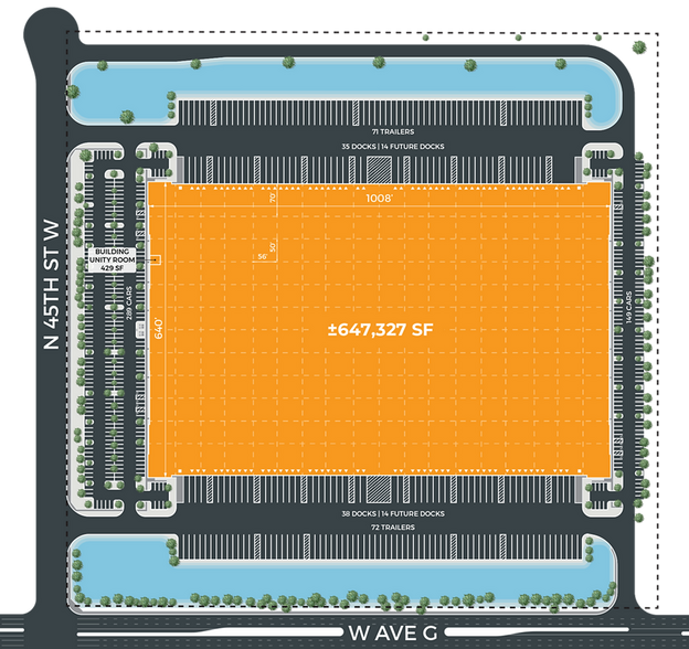 N 45th St W, Lancaster, CA à louer - Plan de site - Image 3 de 3