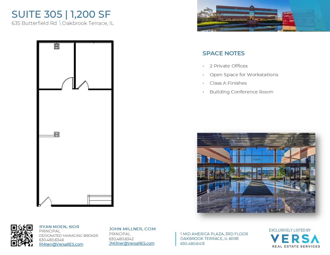 1S660 Midwest Rd, Oakbrook Terrace, IL for lease Floor Plan- Image 1 of 1