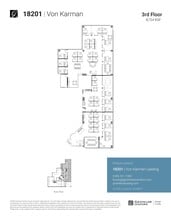 18201 Von Karman Ave, Irvine, CA à louer Plan d’étage- Image 2 de 2