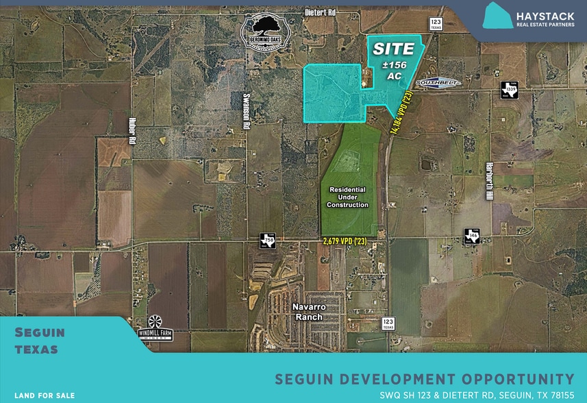 NWQ SH 123 & FM 758, Seguin, TX for sale - Aerial - Image 1 of 1