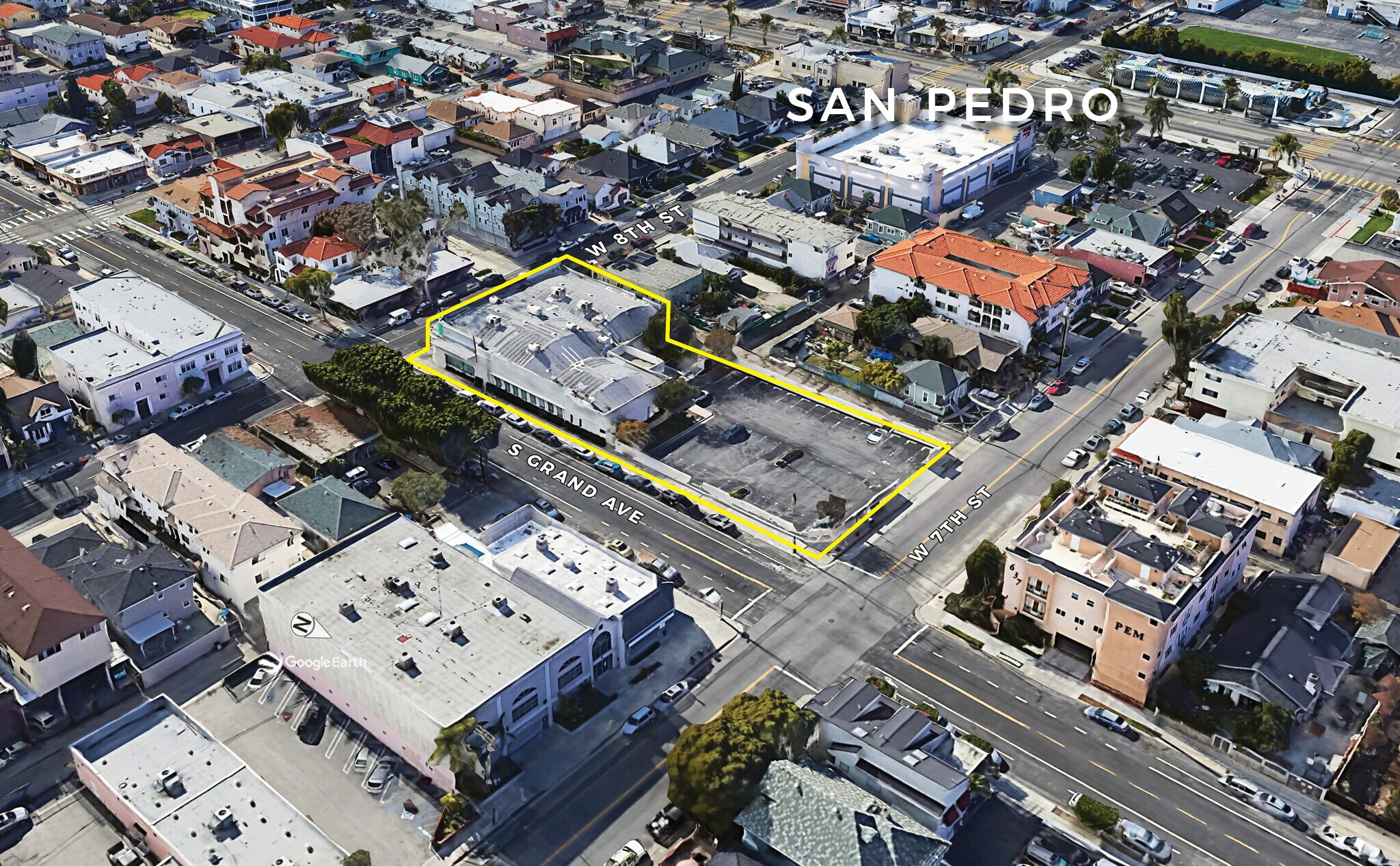 735 S Grand Ave, San Pedro, CA à vendre Aérien- Image 1 de 6
