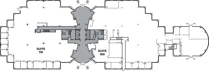 4435 Eastgate Mall, San Diego, CA à louer Plan d’étage- Image 1 de 1