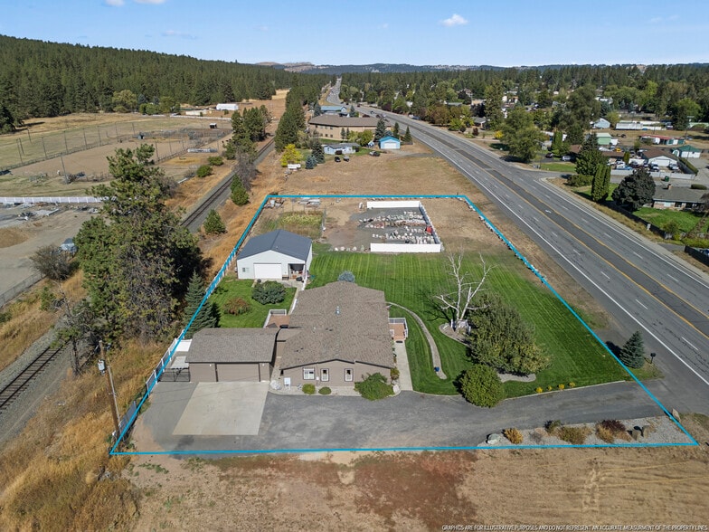 2610 S Dishman Mica Rd, Spokane Valley, WA for sale - Aerial - Image 1 of 8