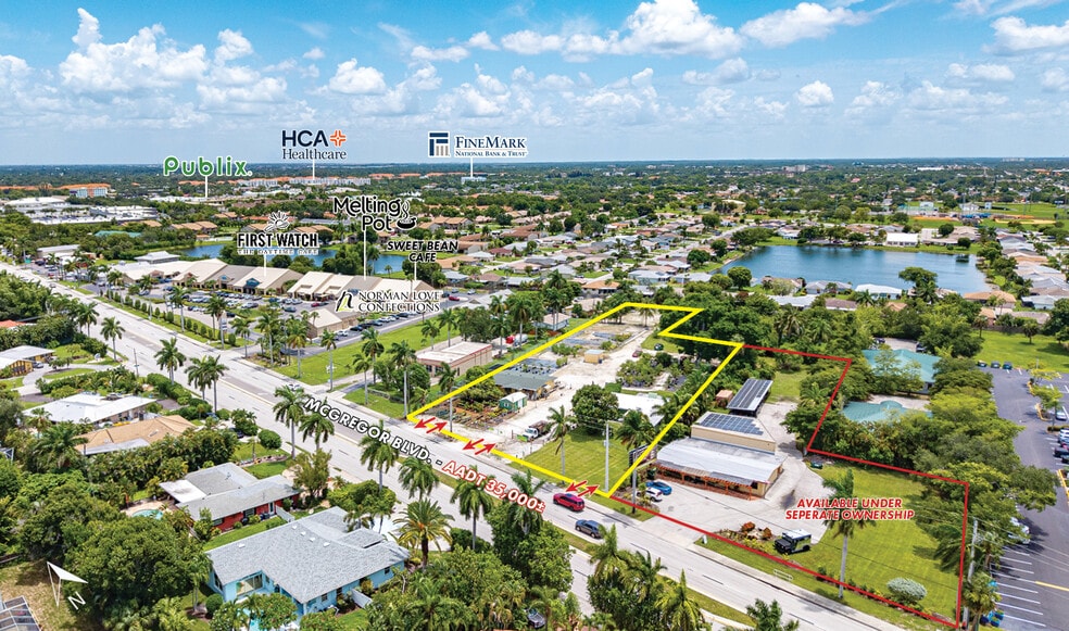 13309 & 13331 McGregor Blvd, Fort Myers, FL for sale - Aerial - Image 3 of 6