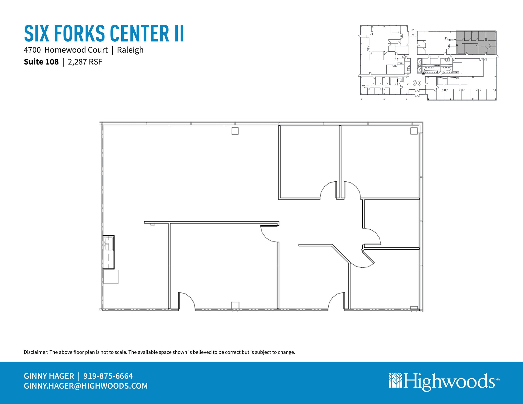 4700 Homewood Ct, Raleigh, NC à louer Plan d’étage- Image 1 de 1