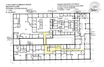 4740-4750 N Sheridan Rd, Chicago, IL à louer Plan de site- Image 1 de 5