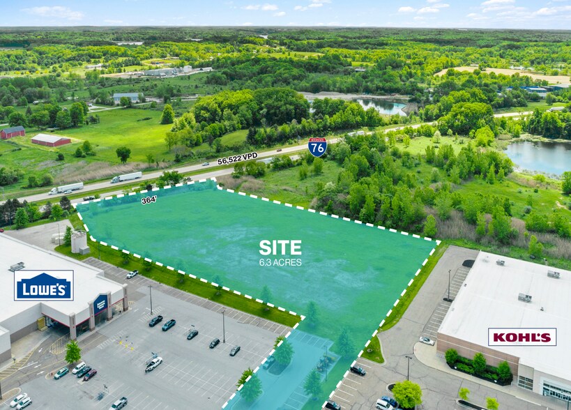 4050 Cascades Blvd, Kent, OH à vendre - Aérien - Image 2 de 6