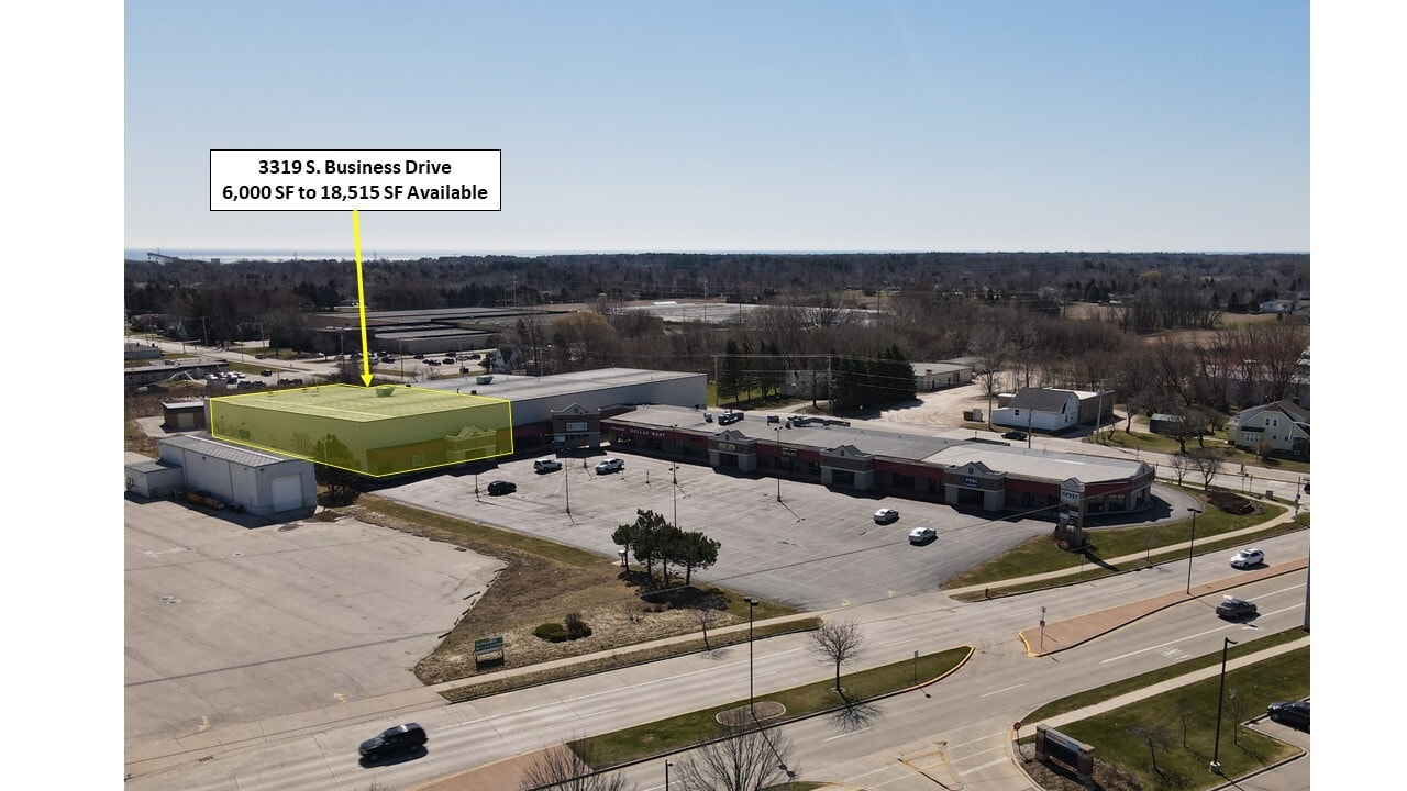 3319-3321 S Business Dr, Sheboygan, WI for lease Building Photo- Image 1 of 6