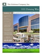 1111 Deming Way, Madison, WI for lease Site Plan- Image 1 of 1