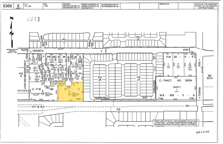 2700-2701 Kimball Ave, Pomona, CA à louer - Plan cadastral - Image 2 de 2
