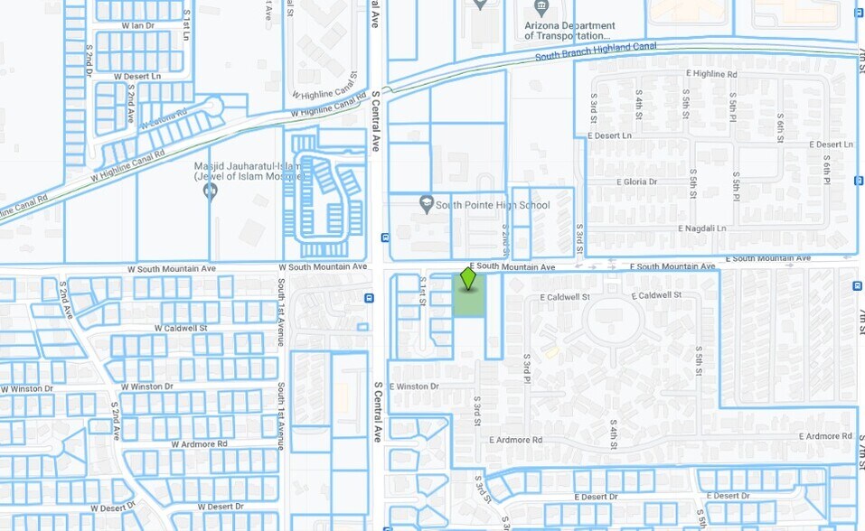 121 E South Mountain Rd, Phoenix, AZ for sale - Plat Map - Image 2 of 2