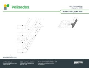 5901 Peachtree Dunwoody Rd NE, Atlanta, GA à louer Plan de site- Image 1 de 1