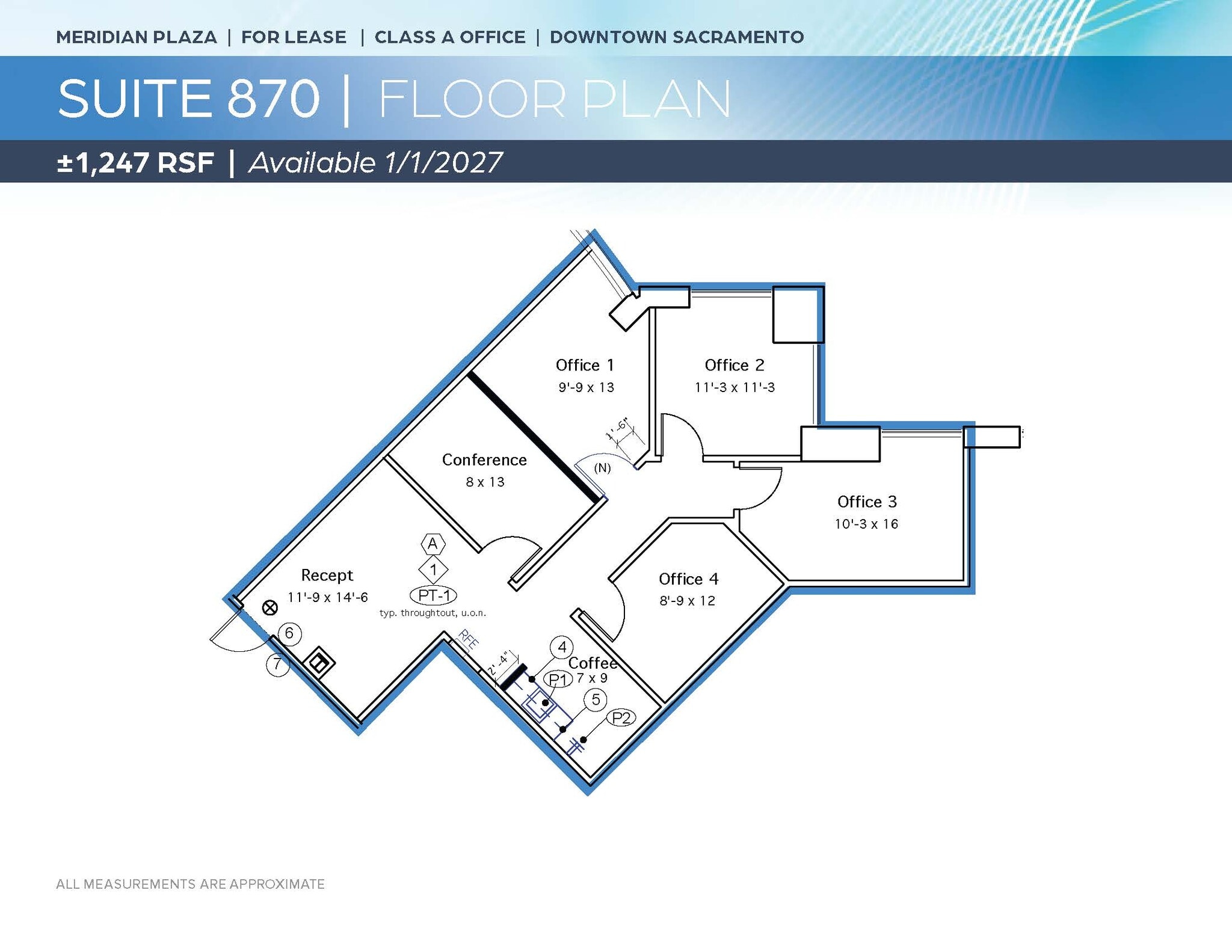 1415 L St, Sacramento, CA for lease Floor Plan- Image 1 of 1