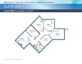 1415 L St, Sacramento, CA for lease Floor Plan- Image 1 of 1