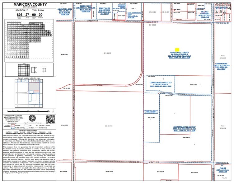 SWC of Dysart and Peoria, El Mirage, AZ à vendre - Photo du bâtiment - Image 2 de 2