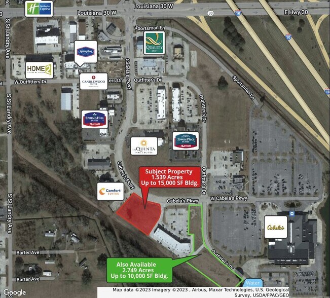 TBD Cabela's Pkwy., Gonzales, LA à vendre - Aérien - Image 3 de 9