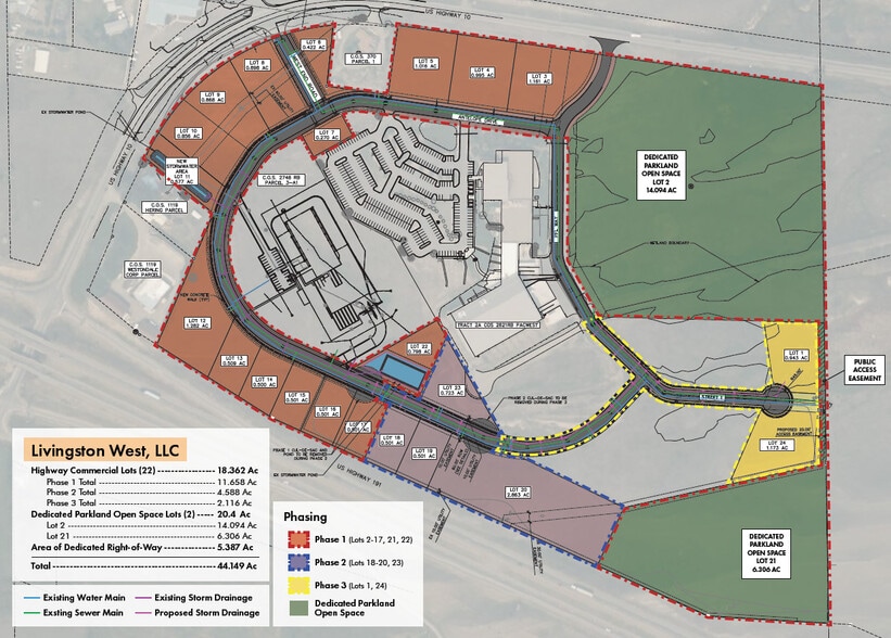 US Highway 10 W, Livingston, MT for lease - Site Plan - Image 3 of 3
