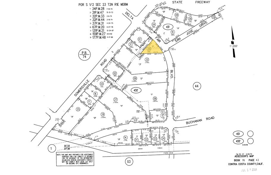 3103 Delta Fair Blvd, Antioch, CA à vendre - Plan cadastral - Image 1 de 3