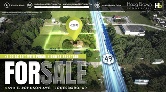 Plus de détails pour 5911 E Johnson Ave, Jonesboro, AR - Terrain à vendre