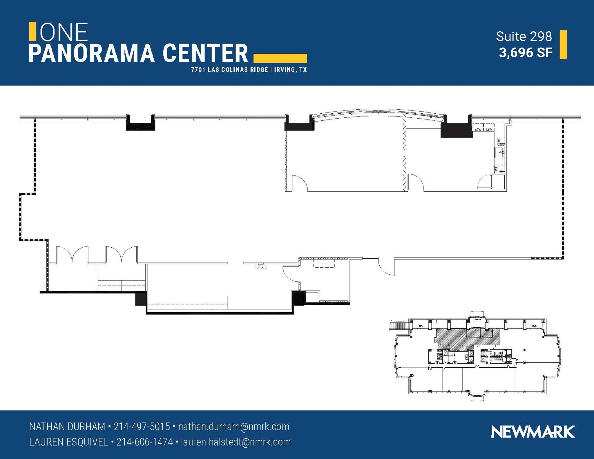 7701 Las Colinas Rdg, Irving, TX for lease Floor Plan- Image 1 of 1