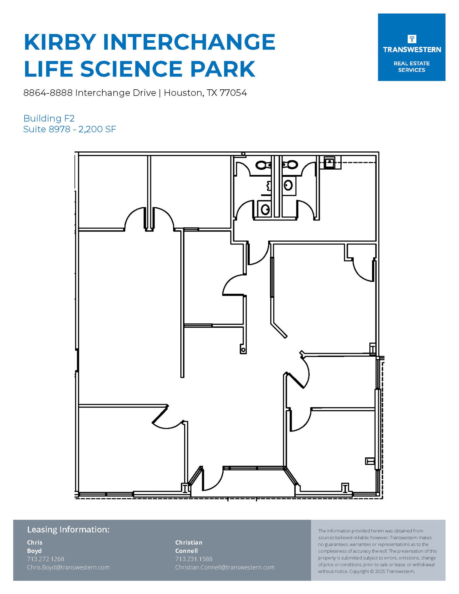 8901-8933 Interchange Dr, Houston, TX à louer Plan d’étage- Image 1 de 1