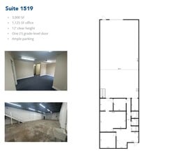 1509-1521 Central Park Dr, Hurst, TX à louer Plan d’étage- Image 1 de 1