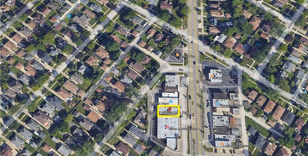 8136 N Milwaukee Ave, Niles, IL à vendre - Aérien - Image 3 de 12