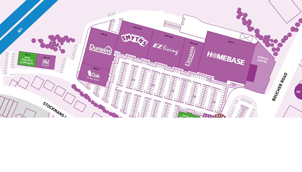 71 Stockmans Ln, Belfast à louer - Plan de site - Image 1 de 7