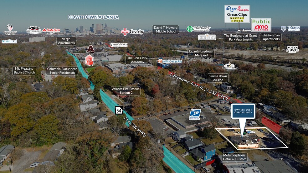 1657 & 1651 Lakewood Avenue SE, Atlanta, GA à vendre - Photo du bâtiment - Image 2 de 5