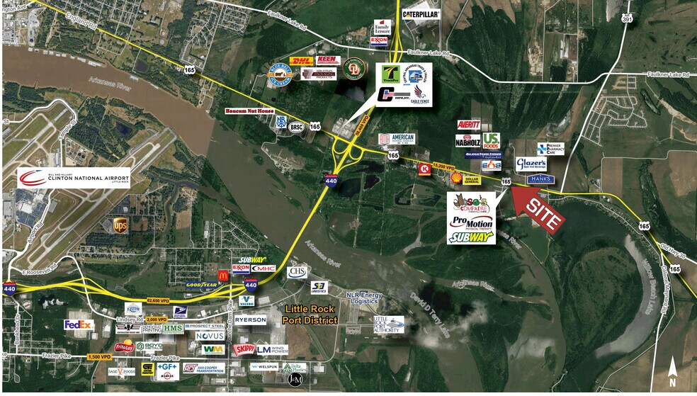 11100 Highway 165, North Little Rock, AR à louer - Aérien - Image 2 de 2