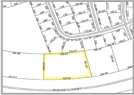 Russell Pkwy & Tharpe Rd, Warner Robins, GA à vendre - Plan cadastral - Image 2 de 2