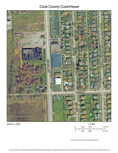 Kedzie Ave, Posen, IL for sale - Plat Map - Image 2 of 3