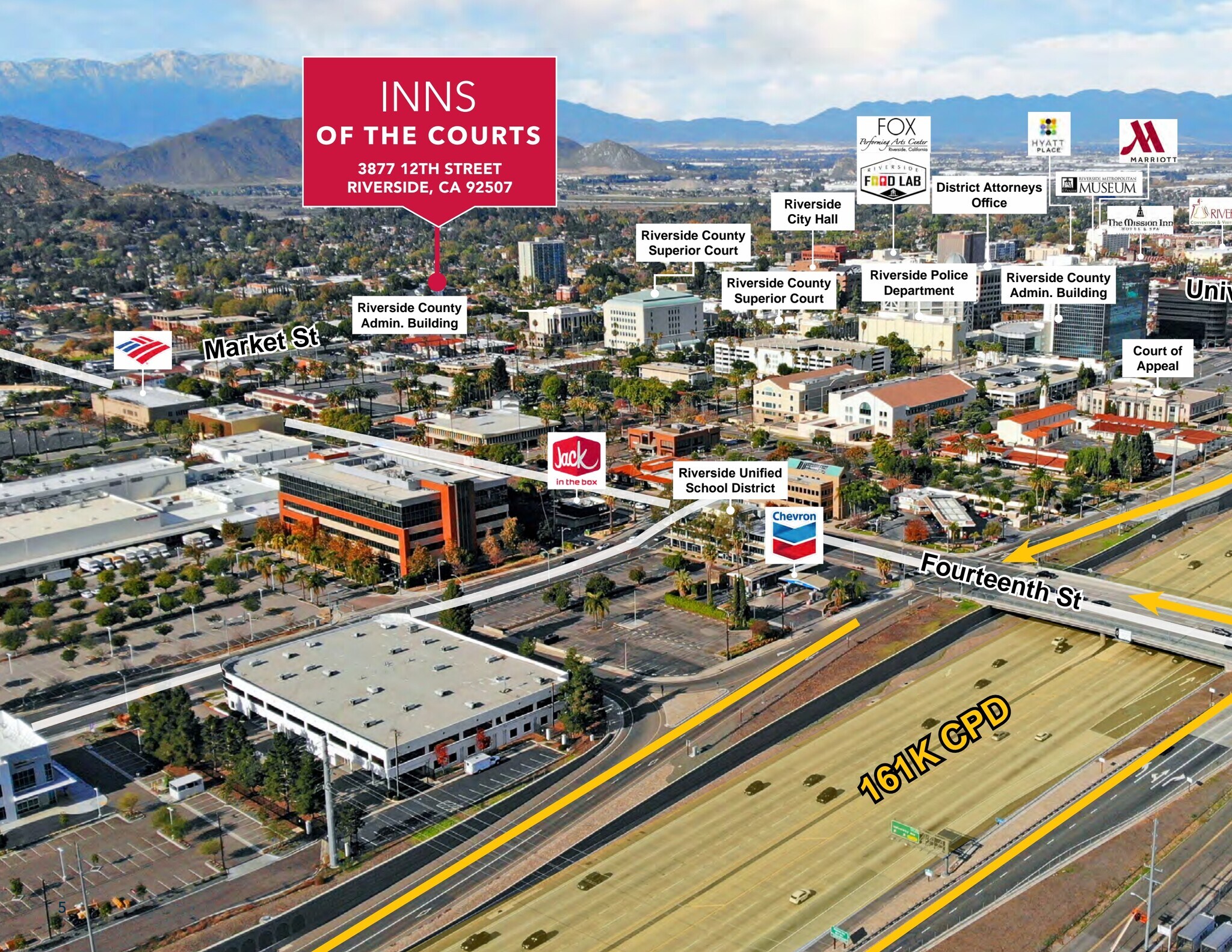 3877 12th St, Riverside, CA for lease Aerial- Image 1 of 9