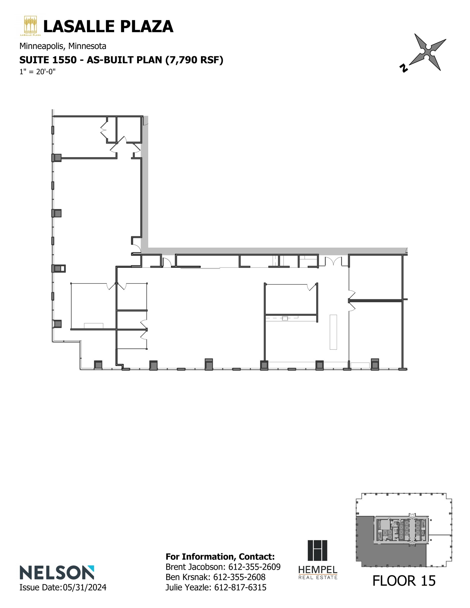 800 LaSalle Ave, Minneapolis, MN à louer Plan de site- Image 1 de 1