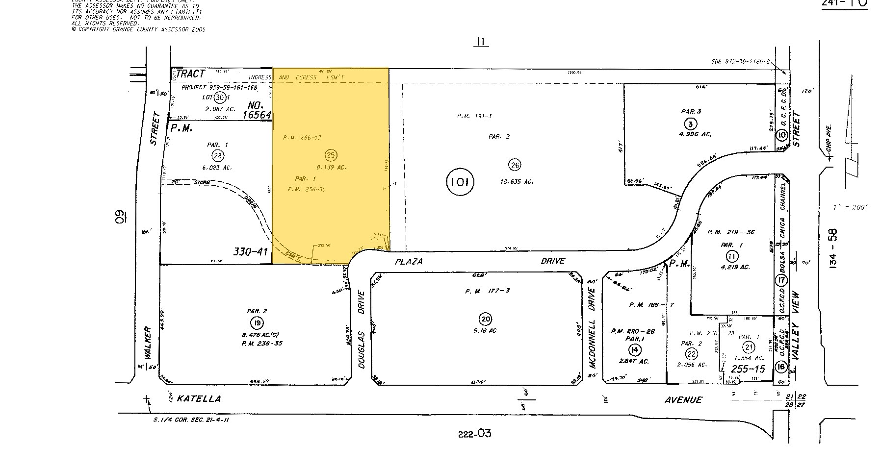 5665 Plaza Dr, Cypress, CA for sale Plat Map- Image 1 of 1