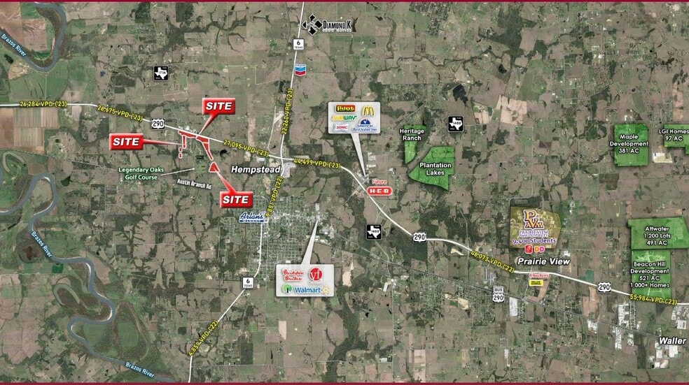 Highway 290, Hempstead, TX à vendre - Photo du bâtiment - Image 2 de 2