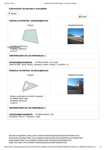 Calle Reina Sofía, 1, Tomares, Sevilla à vendre - Photo du bâtiment - Image 3 de 9