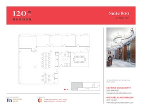 120 W Madison St, Chicago, IL à louer Plan d’étage- Image 1 de 3