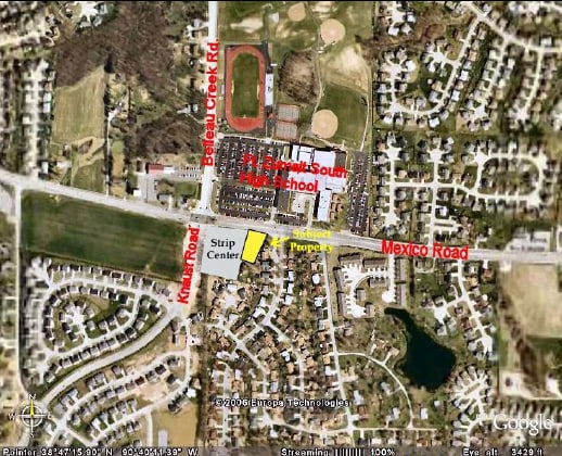 8065-8069 Mexico Rd, Saint Peters, MO for lease - Aerial - Image 3 of 7